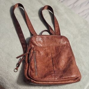 American Leather Co. 5 pocket backpack purse